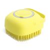 Dog Shampoo Massager Brush Comb Grooming Scrubber Shower Brush For Bathing Short Hair Soft Silicone Brushes