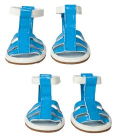 Dog Sandals Shoes Buckle-Supportive Waterproof - Set Of 4 (size: large)