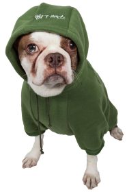 Dog Hoodie Sweater Plush Cotton (size: medium)