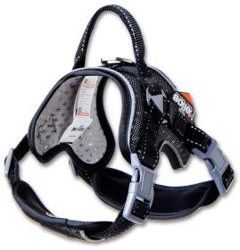 Dog Harness Helios 'Scorpion' (Color: Black, size: large)