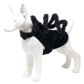 Dog Costume Pet Life 'Creepy Webs' Holiday Spider Pet (Color: Black, size: medium)