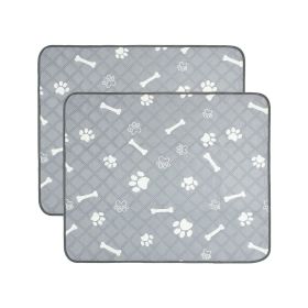 Dog Potty Pads, Washable 2Pcs Reusable, Machine Washable (size: M)