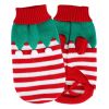 Dog Sweater Christmas Clothes Snowman Stripes Costume Holiday Sweater for Small Medium Dogs