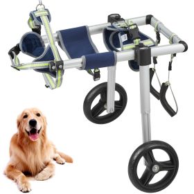 Dog Wheelchair for Back Legs, Lightweight Adjustable Assisting in Healing, Dog Cart for Injured, Disabled Pets (size: Medium Size (M))