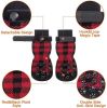 Dog Socks Chrismas Anti-Slip Waterproof Paw Protectors Reflective Traction Control for Indoor & Outdoor; 4pcs