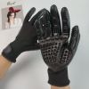 Dog Grooming Gloves; Bathing; Hair Remover Gloves; Gentle Brush for Dogs