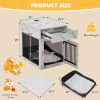 Dog House with Drawer and Wired Wireless Charging Station