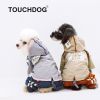 Dog Raincoat Touchdog 'Cloudburst' Waterproof Reversible
