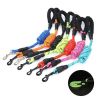 Dog Leash with Zipper Pouch;  Comfortable Padded Handle and Highly Reflective