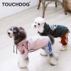Dog Raincoat Touchdog 'Cloudburst' Waterproof Reversible