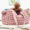 Dog Carrier Pet Life 'Bubble Vogue' Ultra-Plush Fashion Designer