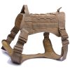 Dog Harness Tactical Training Vest And Leash Set For Large Dogs Padded Quick Release Harness