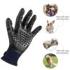 Dog Grooming Gloves; Bathing; Hair Remover Gloves; Gentle Brush for Dogs