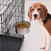 Dog Bow Stainless Steel Hanging Detachable with Clamp Holder