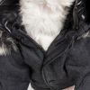 Dog Coat Ruff-Choppered Denim Wool