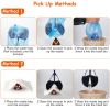 Dog Pooper Scooper Foldable Long Handle Pick Up Rake
