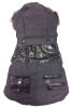 Dog Coat Ruff-Choppered Denim Wool