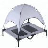 Dog Bed Tent with Canopy, Outdoor Tent House, Breathable Portable Cushion with Sun Canopy Double-Layer Camp Tent