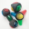 Dog Chew Toy Rubber Bouncing Toy Light up Ball Squeaky Toy, Bite Resistant Irregular Shape Toy
