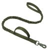 Dog Leash, Bungee, Nylon Adjustable Tactical Leash for Dogs Quick Release with 2 Control Handle