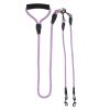 Dog Leash Double No-Tangle Reflective w/ Swivel Coupler Padded Handle