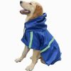 Dog Raincoat Leisure Lightweight Reflective with Hood for Small Medium Large Dogs