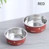 Dog Bowl, Stainless Steel Pet Feeding Bowl, Durable Non-Skid Insulated Heavy Duty With Rubber Bottom For Medium Large Dogs
