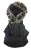 Dog Coat Ruff-Choppered Denim Wool