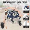 Dog Wheelchair for Back Legs, Lightweight Adjustable Assisting in Healing, Dog Cart for Injured, Disabled Pets