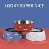 Dog Bowl, Stainless Steel Pet Feeding Bowl, Durable Non-Skid Insulated Heavy Duty With Rubber Bottom For Medium Large Dogs
