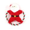 Dog Rope Toy Christmas Sound Toys - Cotton