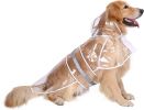 Dog Raincoat Reflective Hooded Slicker Poncho for Small to X-Large Dogs
