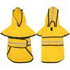 Dog Raincoat Reflective Hooded Slicker Poncho for Small to X-Large Dogs