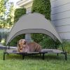 Dog Bed Tent with Canopy, Outdoor Tent House, Breathable Portable Cushion with Sun Canopy Double-Layer Camp Tent