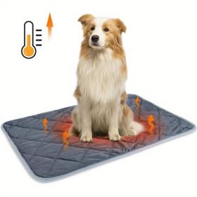 Dog Bed, Non-Slip Mat, Warm Thermal Pad  Self-Heating Washable (Option 1: Gray, Option 2: S)